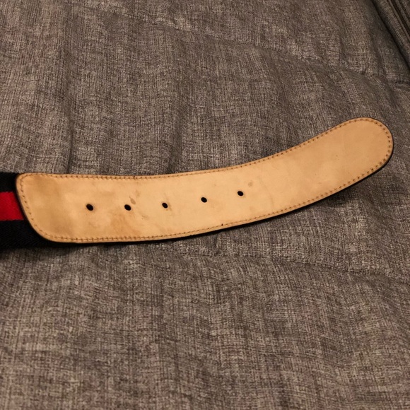 Gucci belt web belt with G buckle - Picture 5 of 8